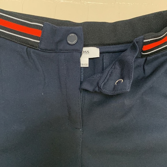 US 10 Hugo Boss Navy Blue Shorts - Picture 5 of 7